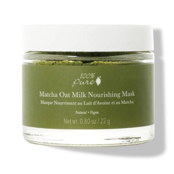 NWT 100% Pure Matcha Oat Milk Nourishing Mask - Picture 1 of 10
